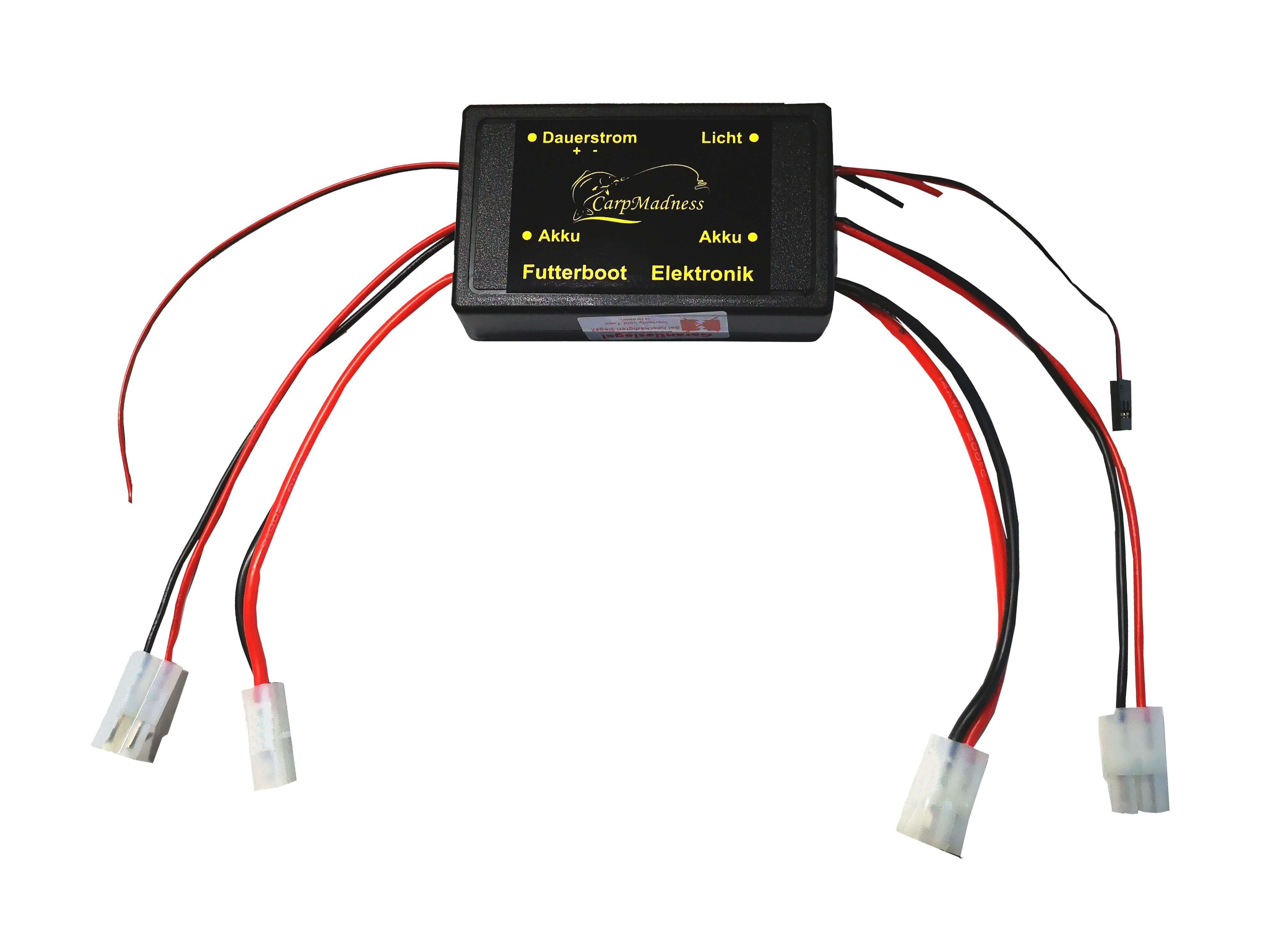 elektronik-einheit-futterboot Komplette Elektronikeinheit unserer XXL 2020 und X-Jet 2020 Futterboote.