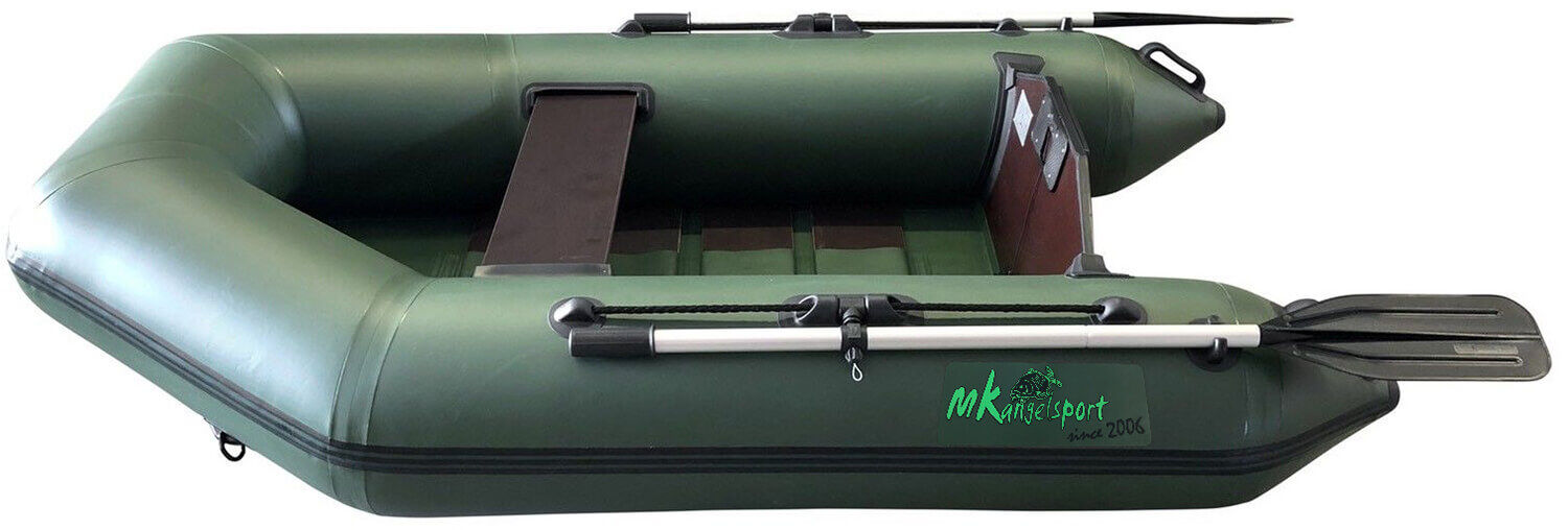 Schlauchboot MK Wavemaster 210 cm mit Lattenboden Robustes aufblasbares Fischerboot, ideal für Karpfenangler, perfekt für den Zugang zu entlegenen Orten.