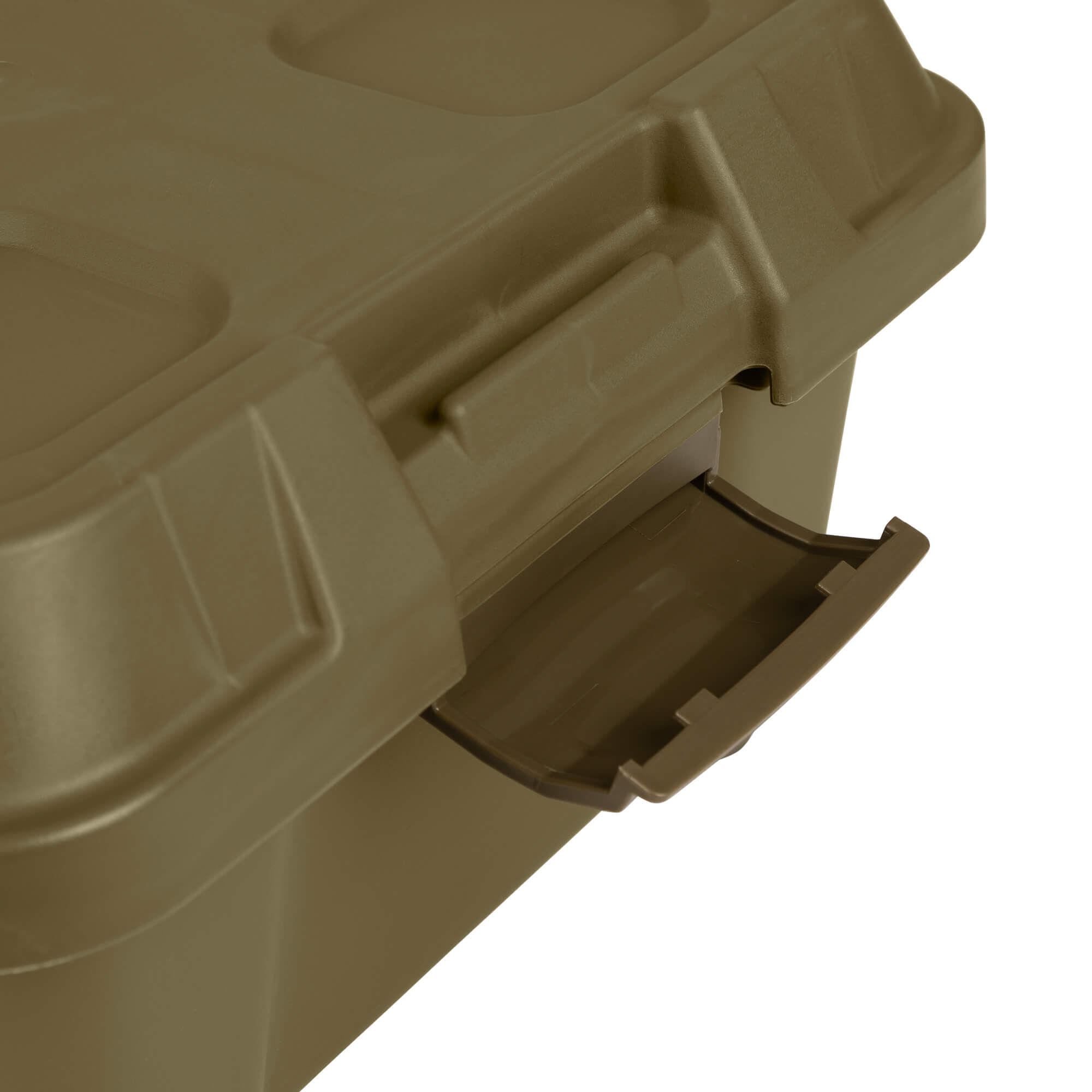 Caja de almacenamiento Trakker Tuffbloc L Caja de aparejos duradera para la pesca de carpas, ideal para organizar cebos y aparejos de manera eficiente.