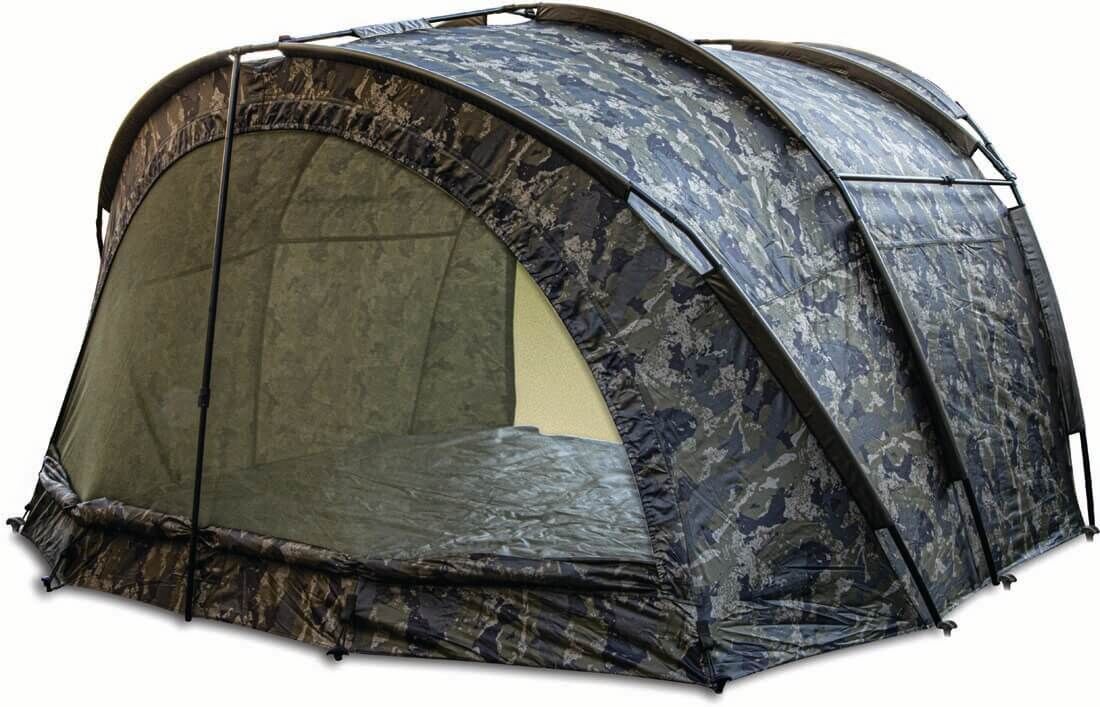 solar-bivvy-CA33-2 Odolný rybářský stan poskytující úkryt kaprařům při venkovních rybářských výpravách.
