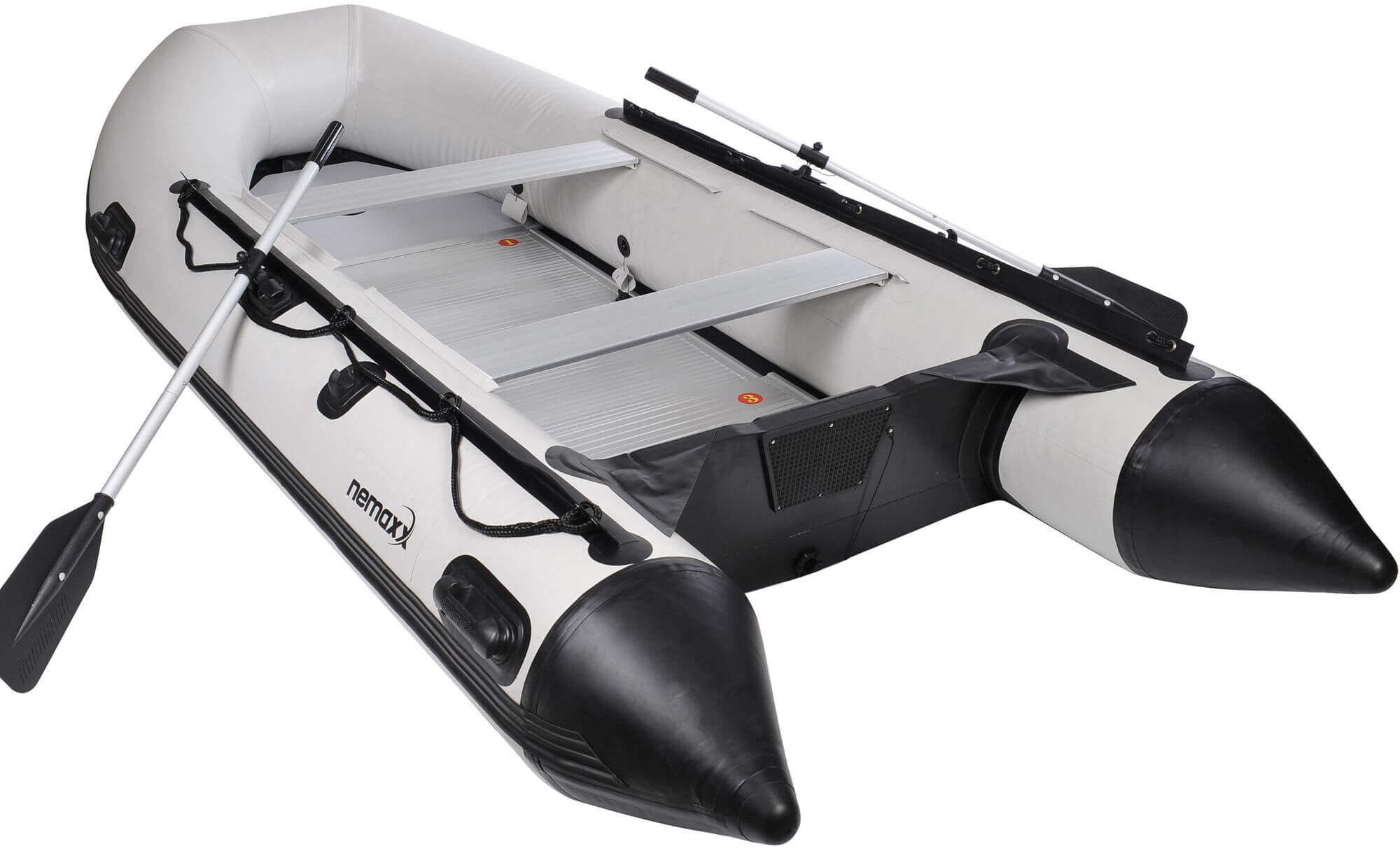 nemaxx-schlauchboot-0-pic Opblaasbare vissersboot met roeispanen, perfect voor karpervissers die op zoek zijn naar avontuur.