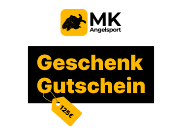 Geschenkgutschein für Angelausrüstung, ideal für Karpfenangler, um ihr Hobby zu bereichern.