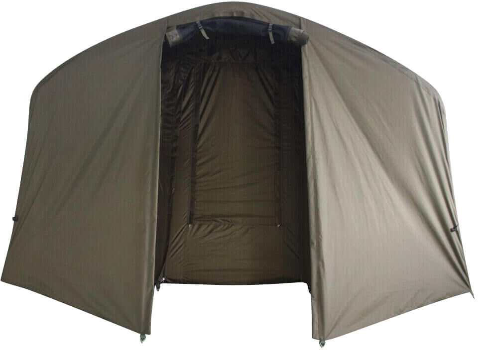 winterskin-fort-knox-air-4man-4 Spaziosa tenda da pesca ideale per i carpisti, offre riparo e comfort durante le uscite.