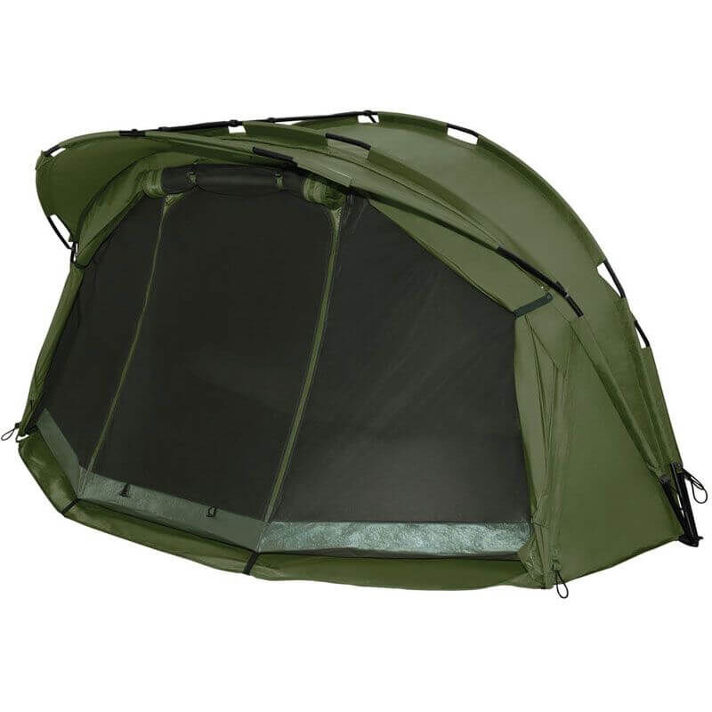 trakker-armo-capsule-201510 Das Trakker Armo Bivvy ist das Flaggschiff von Trakker und bietet variable Aufbaumöglichkeiten für alle Jahreszeiten.