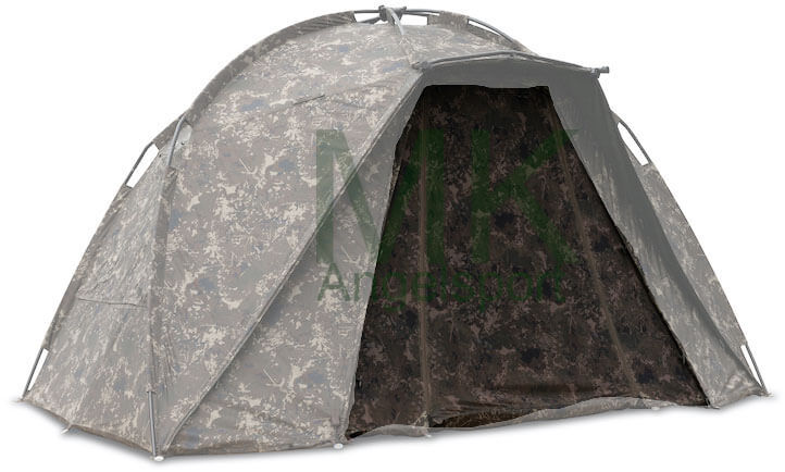 nash-titan-hide-xl-aterproof-panel-t4216 Strapazierfähiges Tarn-Angelzelt, das Karpfenanglern bei Outdoor-Ausflügen Schutz bietet.