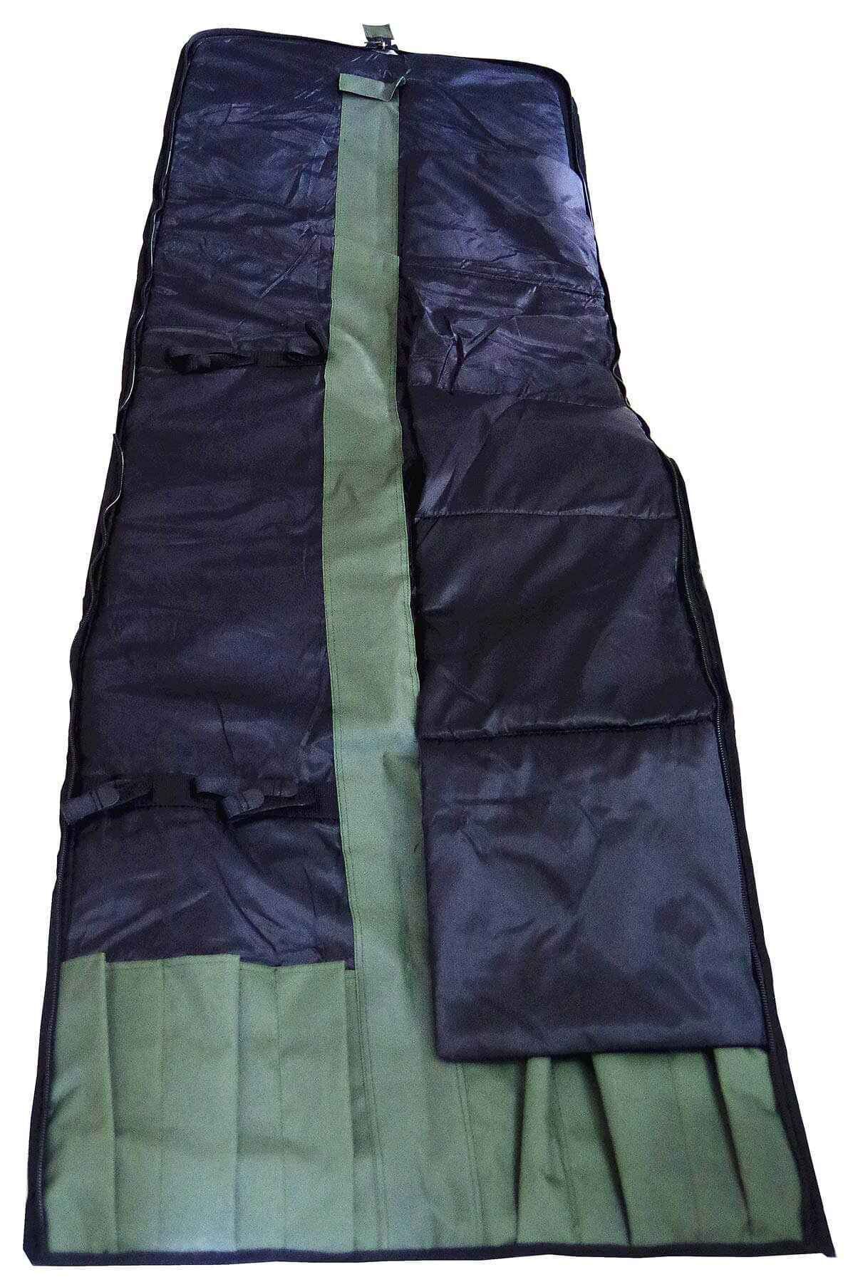futteral Bolsa duradera para aparejos de pesca con múltiples compartimentos para organizar los aparejos de pesca de carpas.