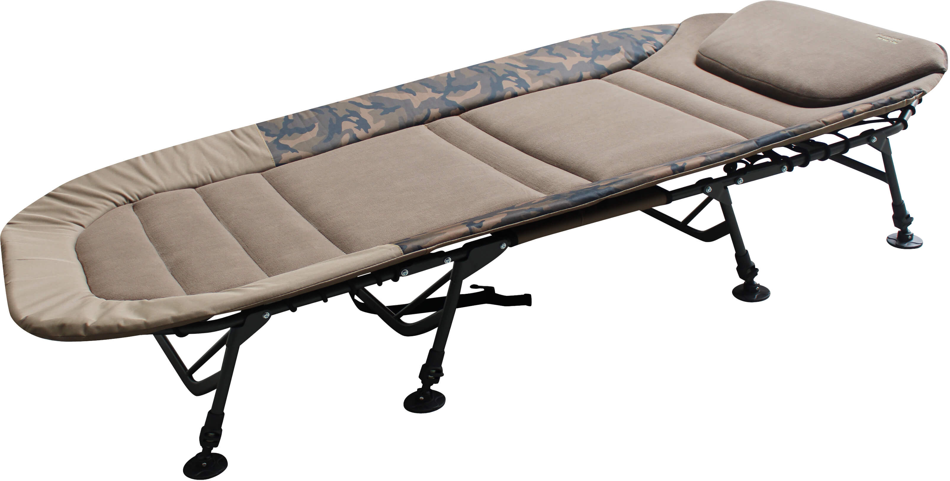bedchair-fleecematratze Comfortabele visbedstoel voor karpervissers, perfect voor lange sessies aan het water.