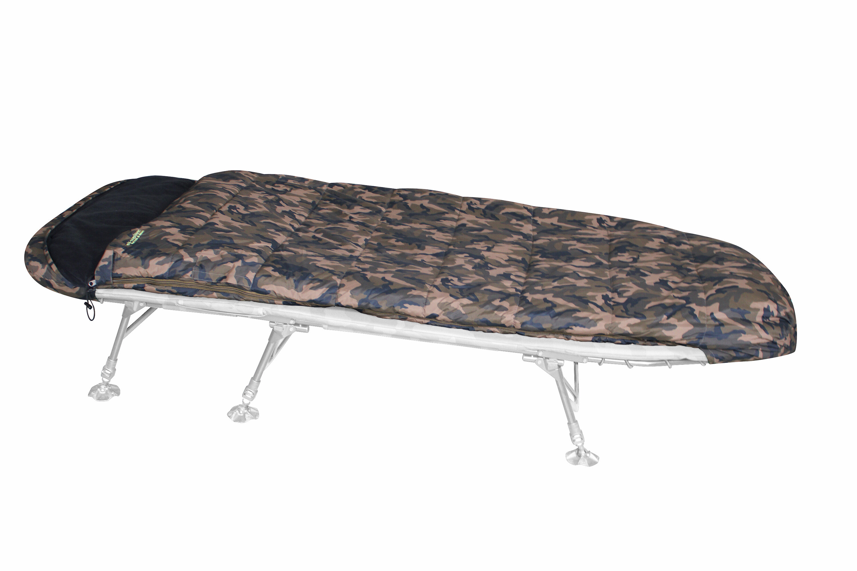 fox-schlafsack Pohodlné camo rybářské křeslo pro dlouhé lov kaprů a relaxaci.