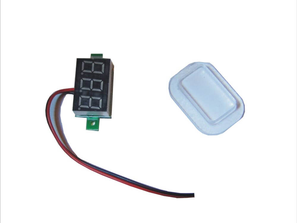 modellbau-voltmeter Digital bite alarm display for carp fishing, essential for monitoring catches.