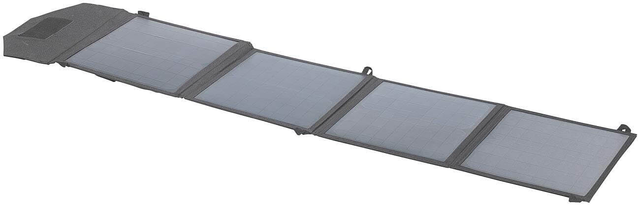 Solarmodul – Mobiles, faltbares Solarpanel 50 Watt für ReVolt Powerbank