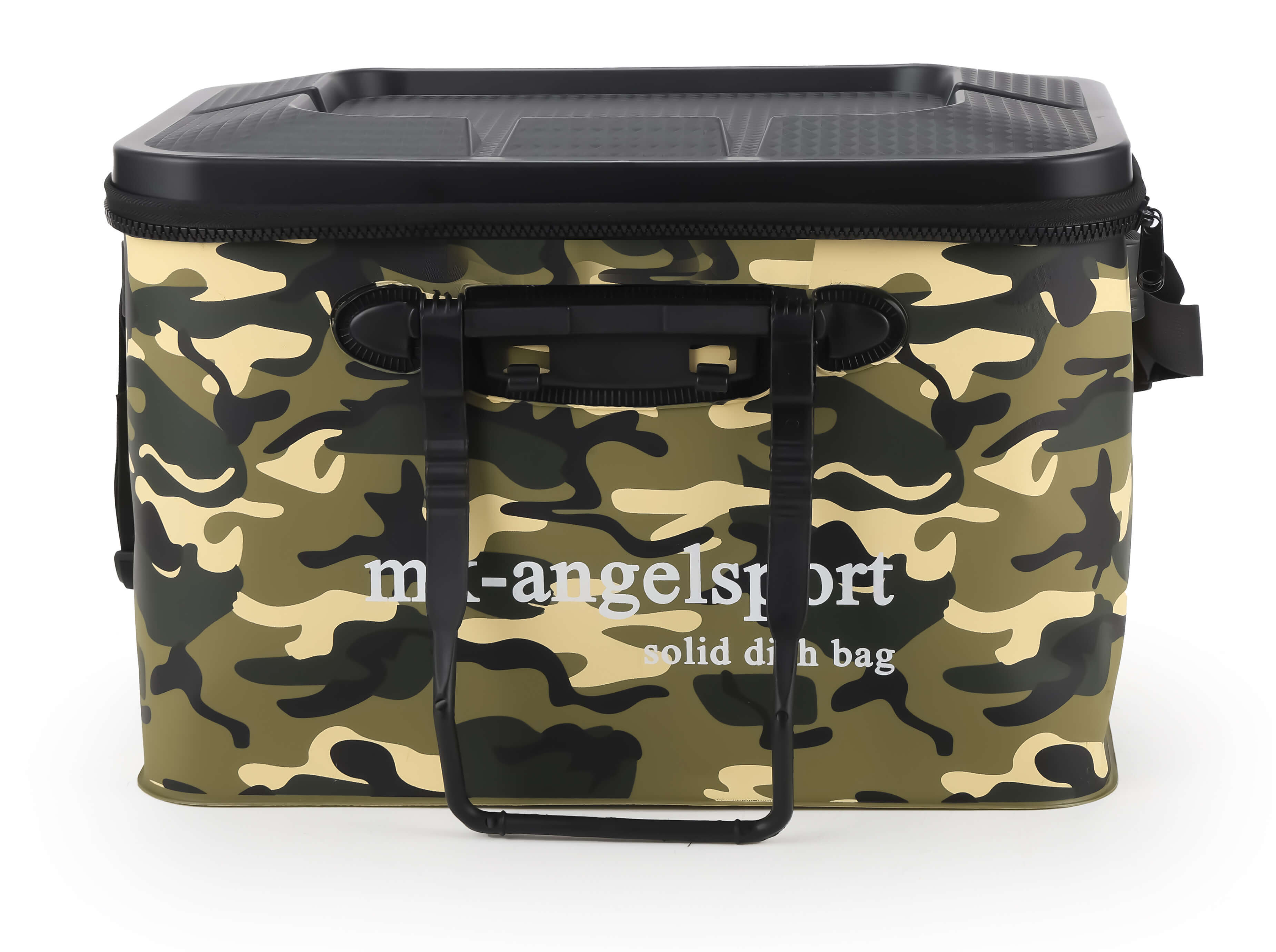 Bolsa de pesca de camuflaje duradera para guardar aparejos y equipos, perfecta para pescadores de carpas.
