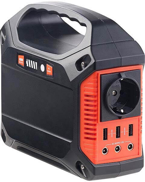 powerbank-3 Die Powerbank mit Tragegriff ist ideal geeignet für Angler oder Camper