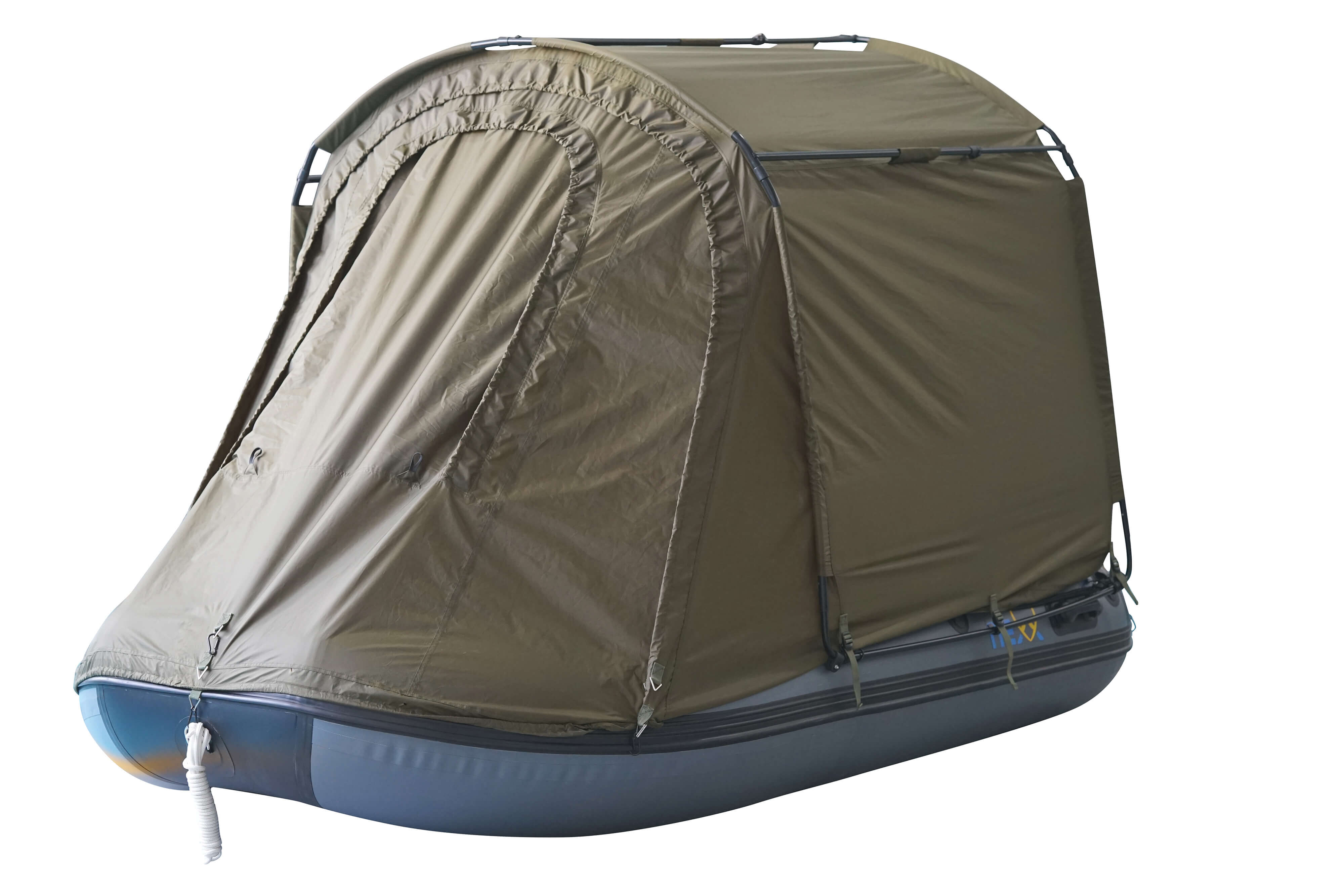 Tenda da pesca resistente progettata per i pescatori, perfetta per le battute di pesca alla carpa.