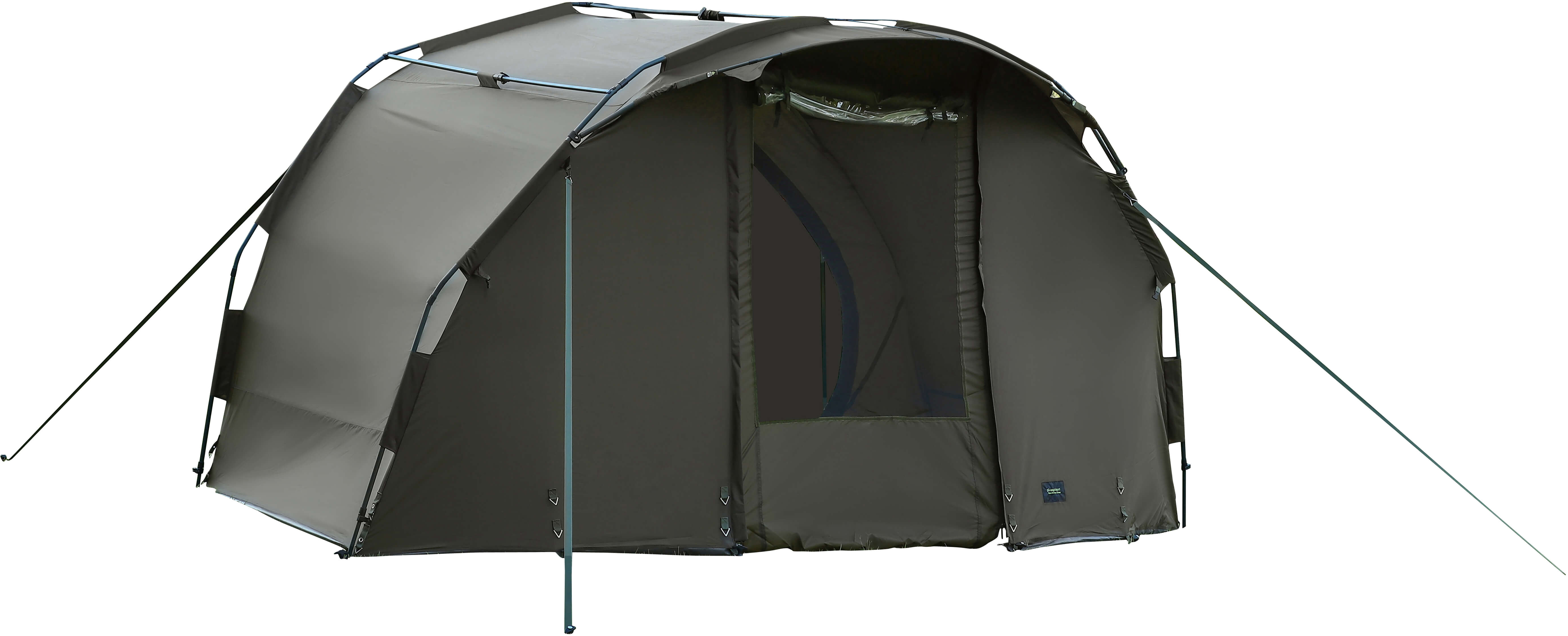 2man_bivvy_extension Geräumiges Angelzelt für Karpfenangler, das Komfort und Schutz bietet.