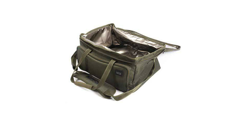 T3559-nash-cool-bag-1 Aufgrund der Thermo isolierende Beschichtung kann die Nash Boilietasche auch als Kühltasche für Lebensmittel genutzt werden.