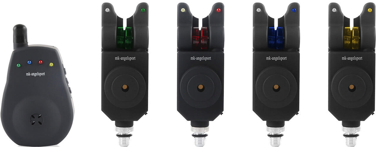 receiver-set-4-indicator Elektronische Bissanzeiger für das Karpfenangeln, die Ihr Angelerlebnis mit Präzision verbessern.