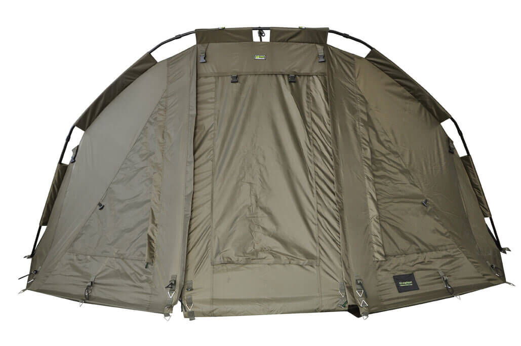 3mann-bivvyx47ELi78wWgJO Spaziosa tenda da pesca progettata per i carpisti, che offre riparo e comfort all'aria aperta.