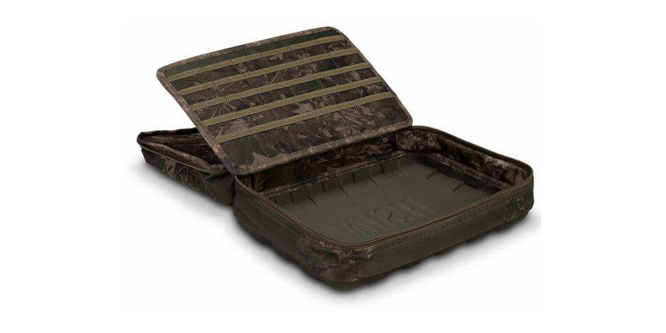 nash-T3640-3 Duurzame tacklebox voor het karpervissen, perfect voor het organiseren van aas en accessoires.