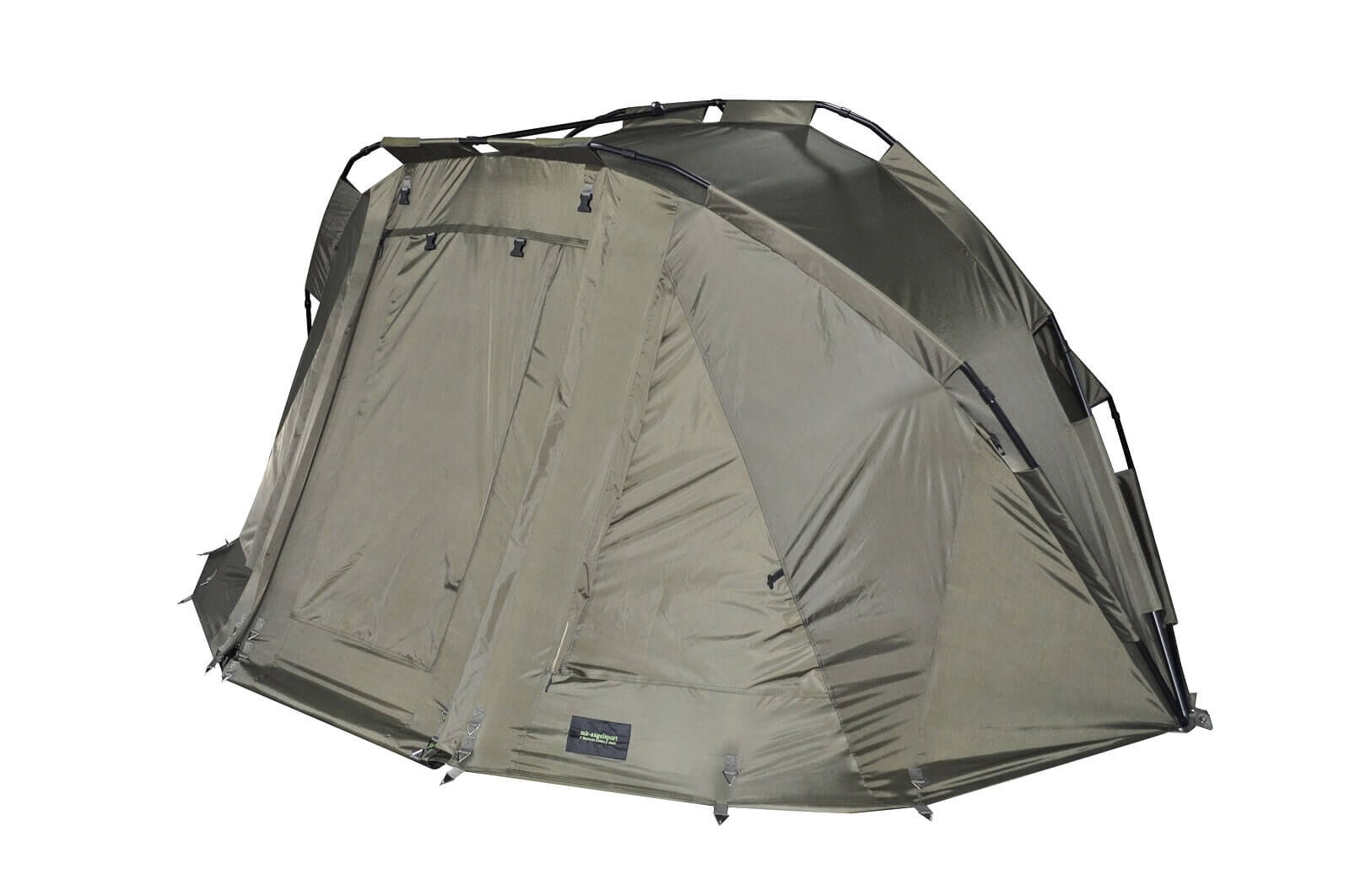 3mann-bivvy Robustes Angelzelt für Karpfenangler, das Schutz und Komfort bei Angelausflügen bietet.