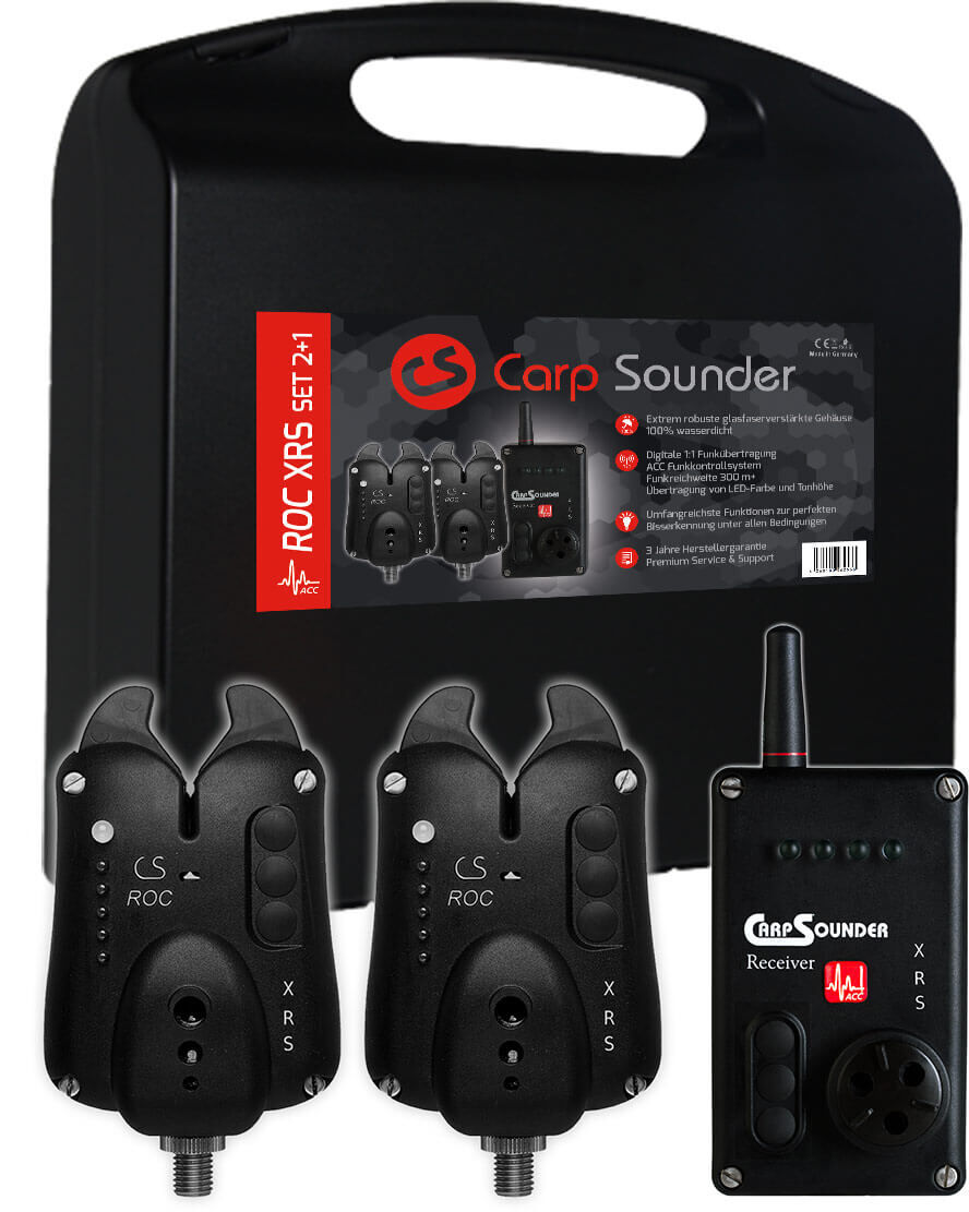 Carp Sounder ROC XRS ACC Bissanzeiger-Set 2+1 versch. Farben