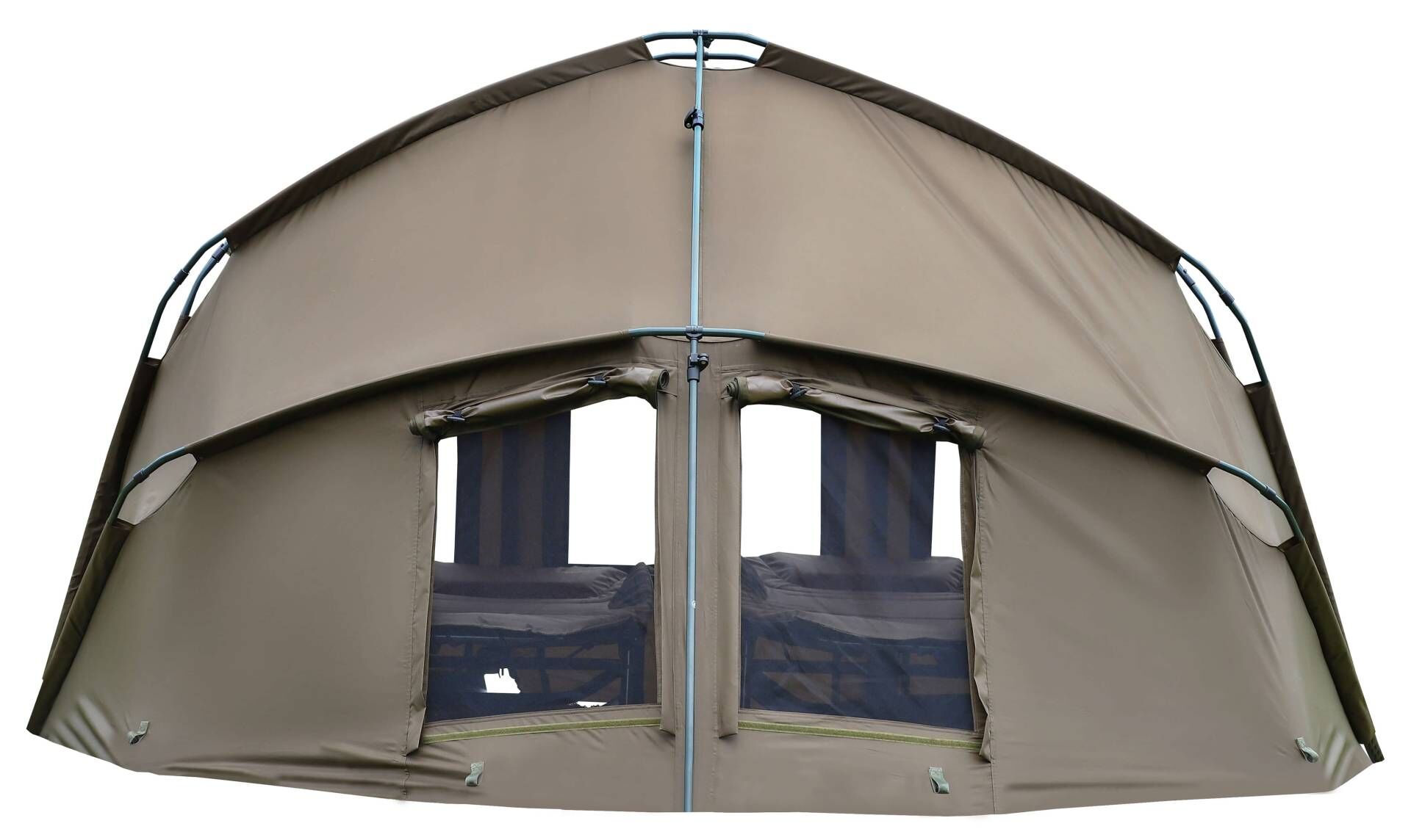 Carpa De Pesca MK-Angelsport Fort Knox Air 2 – Domo Para 2 Personas Con Mosquiteras Y Montaje Rápido (3 Min)