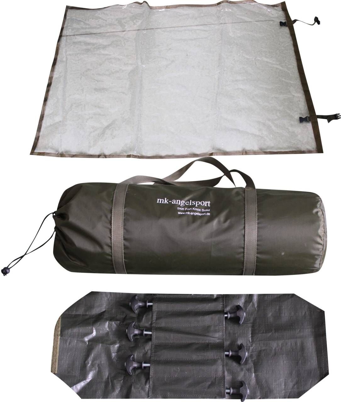 Tente De Pêche MK-Angelsport Dark Night 2.0 Fort Knox - Pour 2 Personnes - Spécial Carpe - Neuf